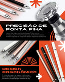 Caneta Metal Touch Screen Premium Ponta Fina Desenho