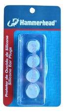 Protetor De Ouvido De Silicone Hammerhead Transparente