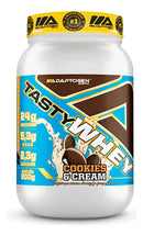 Suplemento Tasty Whey 3w Gourmet Whey Protein Adaptogen Science Pote 900g Sabor Cookies & cream