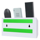 Suporte De Parede Triplo Controle Remoto Tv Ar Condicionado Cor Branco ArtBox3d