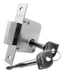 Trava De Segurança Tetra Para Porta De Madeira Dovale Cor Prateado