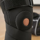 Joelheira Articulada C/ Cintas Cruzadas Cor Preto Tamanho Gg