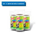 Rolo Adesivo Tira Pelos - Kit - 3