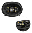 Par Alto Falante Bravox 6x9 B4x69 Gold 140w Rms Quadriaxial