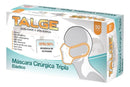 Caixa de Máscara Cirúrgica Descartável com Elástico Talge 50un
