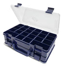 Maleta Caixa Pesca Hi Ed 44 Divisoria Isca Artificial Anzois Cor Azul