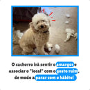 Educador Adestramento Cão Xixi Certo Sanitário Higiênico Adestrador + Spray Anti Mordida Moveis Objetos - Petliz