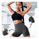 Kit 3 Short Levanta Bumbum Feminino Academia Yoga Sortida G