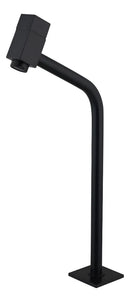 Torneira Link Bica Alta 45° 1/4 Volta Preto Quadrada