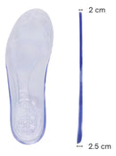 Palmilha De Silicone Em Gel Ortopedica Anti Impacto Para Dores Nós Pés Fascite Plantar Cristal Tamanho Do Par Da Palmilha 36 A 39