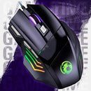 Kit Teclado Semi-mecânico + Mouse Gamer 3200 Dpi + Mouse Preto