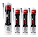 Kit 4 Unid Selante Poliuretano Cola Adesivo Pu 40 Cibra Flex Preto Mais Vendido