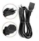 Cabo de Alimentação Energia Tripolar Fonte Pc Reforçado 3 Metros Longo Grande Monitor Tv