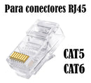 Kit Teste Cabo Rede + Alicate Crimpar Rj45 Rj11 Com Catraca