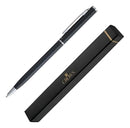 Caneta Crown Esferográfica Hawai Diversas Cores Metal Case Cor da tinta Azul Cor do exterior Preta