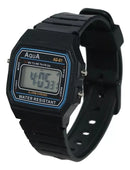 Relógio Retro Digital De Pulso Marca Aqua Aq 81 Barato