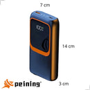 Carregador Portátil Powerbank Turbo Rápido 20.000mah C/ Cabos Cor Preto