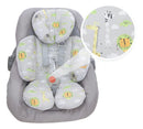 Redutor De Bebê Conforto Almofada Apoio De Corpo Sa Cinza