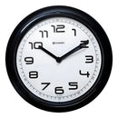 Relógio De Parede Eurora Cozinha Sala Preto 6517