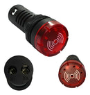 Sinalizador Buzzer Sonoro Verm Bz20-7lr 1pc Metaltex Cor da luz Vermelho