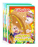 Coleções Clássicos Divertidos Fábulas Fazendinha 24 Livrinho