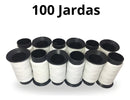 Linha De Pipa 100 Jardas Branca Pacote Com 12 Unidades - CCL Toys
