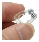 Kit 4 Clipes Nasais Magnéticos Anti Ronco Apneia Sono Silicone Namave