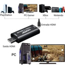 Placa De Captura Vídeo Mini 4k 1080p Hdmi Usb 2.0 Live Steam