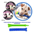 Osso Mordedor Removedor De Tártaros De Pets Escova Chewbrush Cor Azul