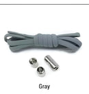 Cadarço Elástico Cadarco Tênis Masculino Feminino Corrida Cor Cinza