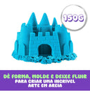 Massinha De Areia Cinética Divertida Sensorial + Moldes 150g