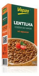 Lentilha Cozida no Vapor Vapza Caixa 250g