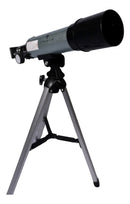 Uranum Venus 1 Telescopio Prateado Refractor 50mm