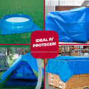 Lona Azul Carreteiro Caminhão Piscina Impermeável 75g 4x4