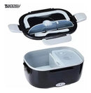 Marmita elétrica preta lancheira doméstica trabalho marmita veicular 1.5l Woosh