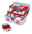 Caixa Emergência Kit Primeiros Socorros Mala Remédios Maleta Cor Branco