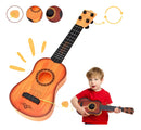 Mini Violão Infantil Brinquedo Corda Aço C/ Palheta Cor Amarelo