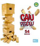 Jogo Caiu Perdeu Torre Madeira Equilíbrio Brinquedo Pais & Filhos