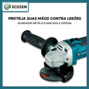 Ecosen esmerilhadeira lixadeira angular 11000rpm-bateria de lítio cor azul-celeste frequência 60hz