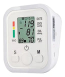Aparelho De Medir Pressão De Braço Eletrico Cor Branco Health Herald