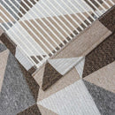 Kit Tapete De Cozinha 3 Peças Tecido Jacquard Antiderrapante Desenho do tecido DALLAS CARAMELO