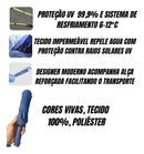 Guarda Chuva Abre E Fecha Automático Reforçado Contra Vento Cor Preto Desenho Do Tecido Liso