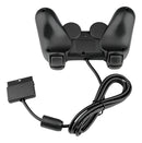 Kit2 Joystick Controle Ps2 De Video Dualshock Kp-gm014 Knup Cor Preto