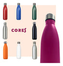 Garrafa Inox 750ml Antivazamento Academia Squeeze Inox