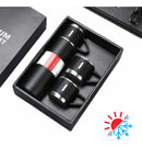 Garrafa Térmica Em Aço Inox Com Termômetro Led Digital 500ml Cor Preto