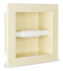 Suporte Porta Papel Higienico De Parede Papeleira Em Marfim