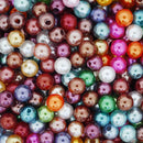 Pérola Abs Inteira 6mm C/furo 500 Peças Comprimento 6 mm Cor Colorida - 500 un. Diâmetro 6 mm
