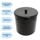Cesto Multiuso Com Tampa 6 Litros Astra Preto Ct3