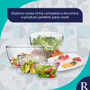 Saladeira Ruvolo, Fruteira Cozinha Mesa, Fruteira Vidro com Pé