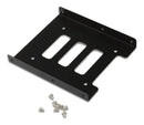 2x Adaptador Suporte Ssd Hd 2.5 P Baia 3.5 Metal 8 Parafusos